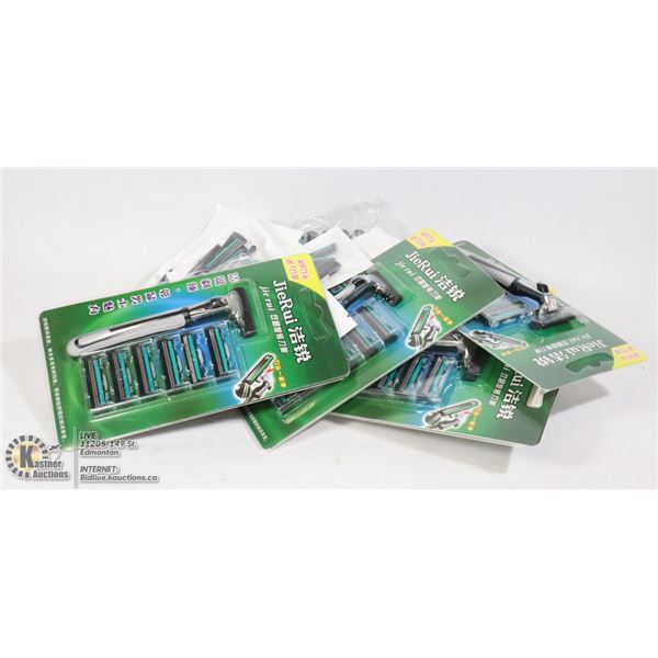 LARGE BAG OF RAZORS AND RAZOR HEADS