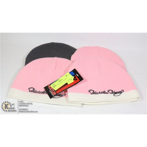 BUNDLE OF 4 NEW HUSTLER TOQUES