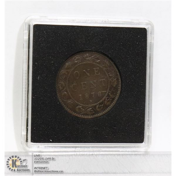 1876H VICTORIAN CANADIAN LARGE CENT