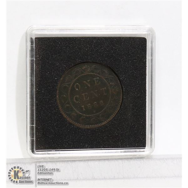 1882H VICTORIAN CANADIAN LARGE CENT
