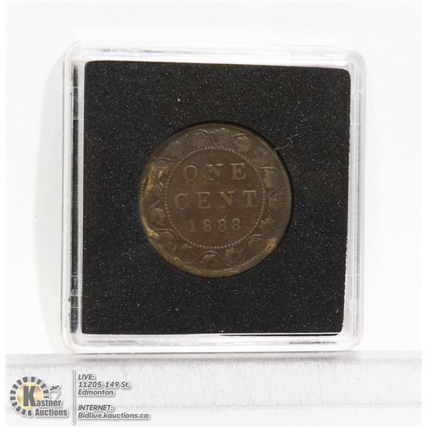 1888 VICTORIAN CANADIAN LARGE CENT GOOD QUALITY