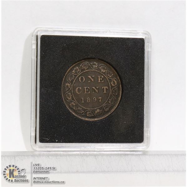 1897 VICTORIAN CANADIAN LARGE CENT HIGH GRADE