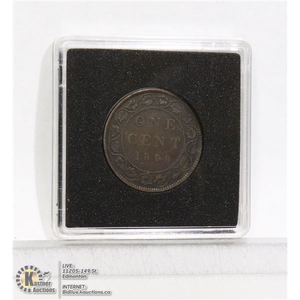 1899 VICTORIAN CANADIAN LARGE CENT
