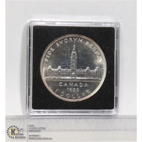 1939 ROYAL VISIT CANADIAN SILVER $1 COIN