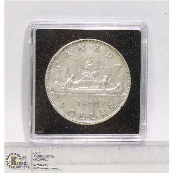 1950 GEORGE VI CANADIAN SILVER DOLLAR