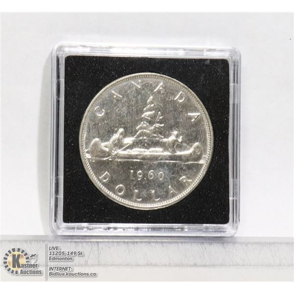 1960 ELIZABETH II CANADIAN SILVER DOLLAR