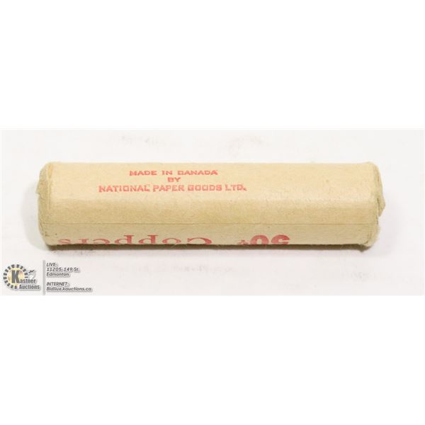 1971  UNCIRCULATED ROLL OF CANADIAN PENNIES