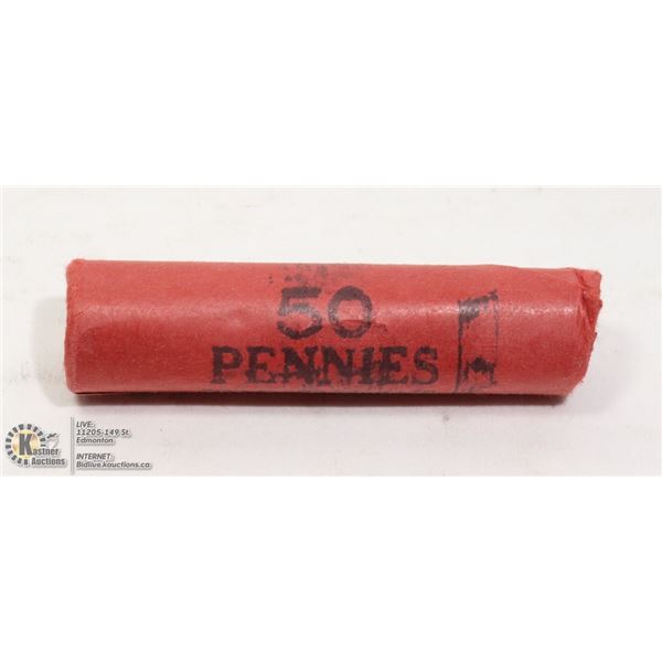 1973  UNCIRCULATED ROLL OF CANADIAN PENNIES
