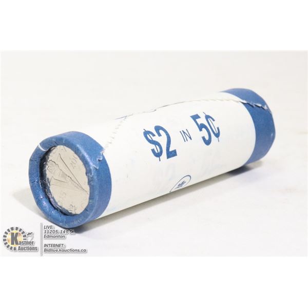 SEALED ROYAL CANADIAN MINT ROLL OF 2005 V NICKELS