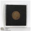 Image 1 : 1881 USA INDIAN HEAD COPPER PENNY.