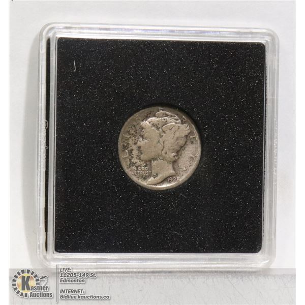 1928 MERCURY HEAD USA SILVER 10 CENT COIN