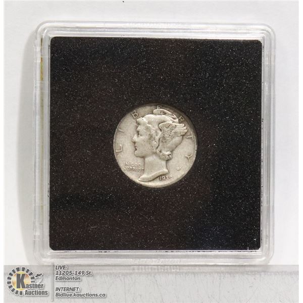 1939S USA MERCURY HEAD SILVER 10 CENT COIN