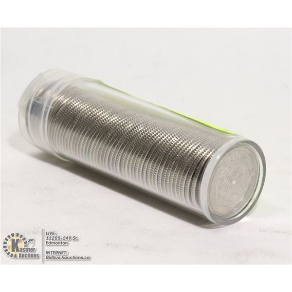 1971  UNCIRCULATED ROLL OF CANADIAN 10 CENT