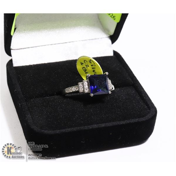 STAMPED 925 SILVER RING SZ 8