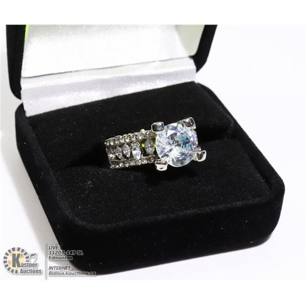 STAMPED 925 SILVER RING SZ 11