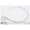 Image 1 : 925 CHOKER NECKLACE WITH HOOP IN FRONT