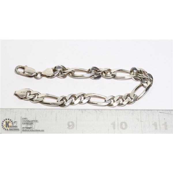 ITALIAN SILVER CHAIN BRACELET