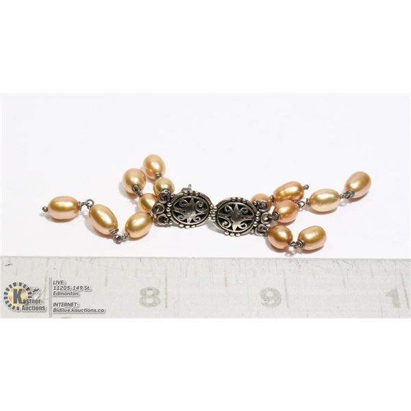 FILIGREE SILVER POST DROP EARRINGS