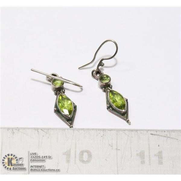 PERIDOT DROP EARRINGS