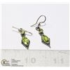 Image 1 : PERIDOT DROP EARRINGS