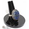 Image 1 : #111-LAPIZ LAZULI RING SIZE 7.75