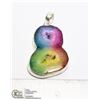 Image 1 : #240-RAINBOW SOLAR QUARTZ PENDANT