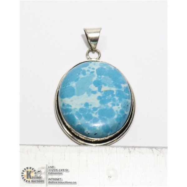 #232-LARIMAR PENDANT
