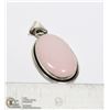 Image 1 : #223-PINK ROSE QUARTZ PENDANT