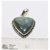 Image 1 : #246-FIRE LABRADORITE PENDANT