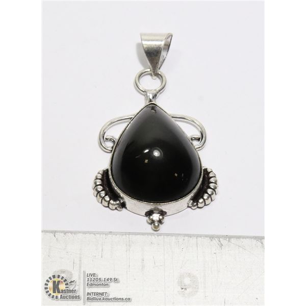 #149-BLACK OBSIDIAN PENDANT