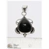 Image 1 : #149-BLACK OBSIDIAN PENDANT