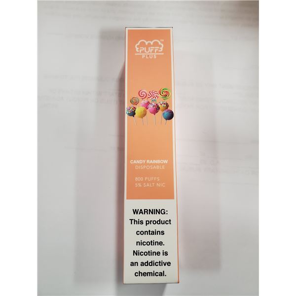 800 PUFFS PLUS E-CIGARETTE CANDY RAINBOW