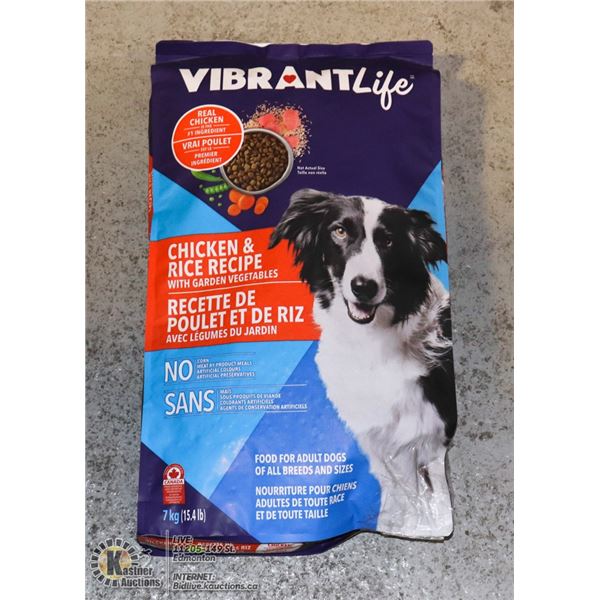 BAG OF VIBRANT LIFE DOG FOOD