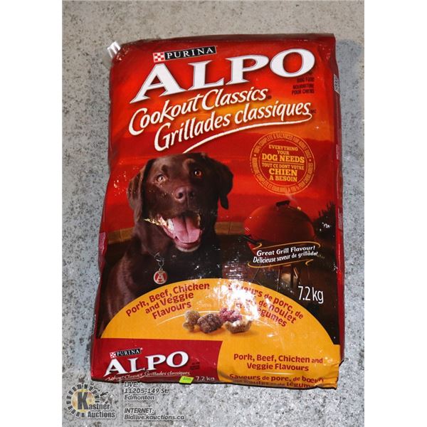BAG OF ALPO DOG FOOD