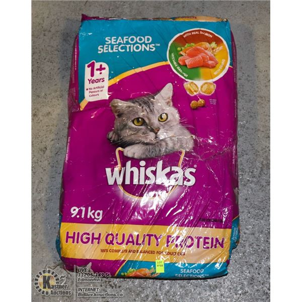 BAG OF WHISKAS CAT FOOD