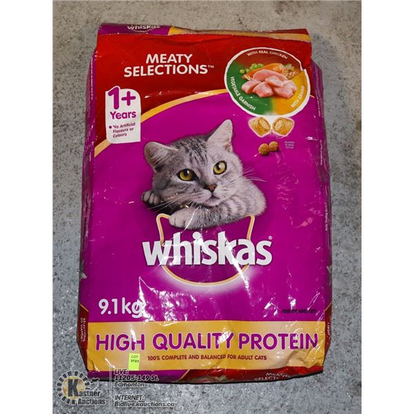 BAG OF WHISKAS CAT FOOD