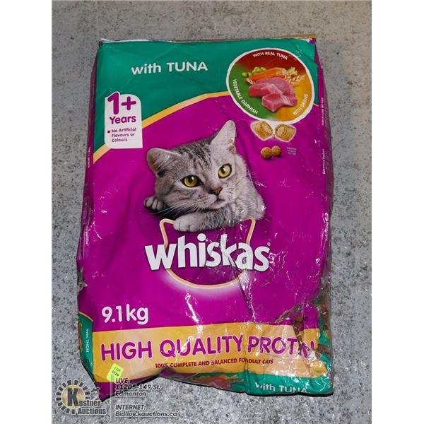 BAG OF WHISKAS CAT FOOD