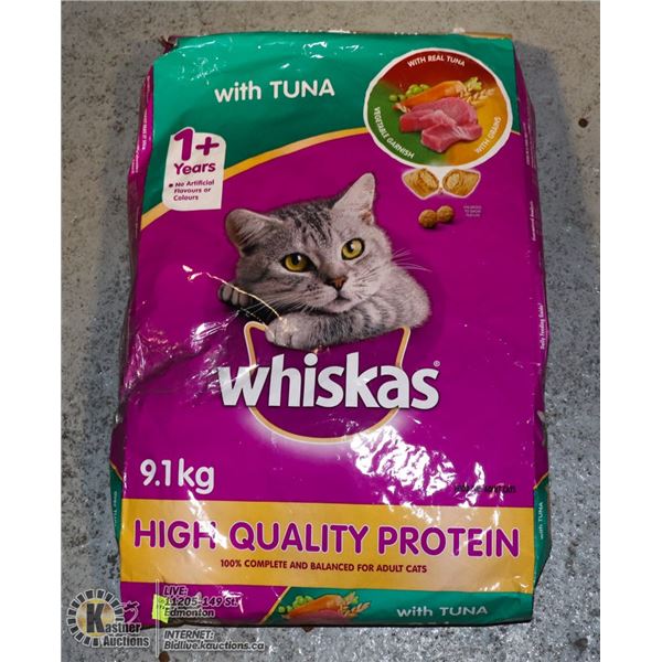 BAG OF WHISKAS CAT FOOD