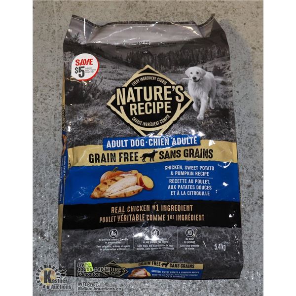 BAG OF NATURES RECIPE DOG FOOD