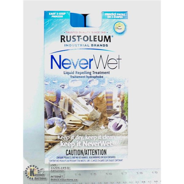 TWO STEP RUST-OLEUM NEVER WET LIQUID REPELLING