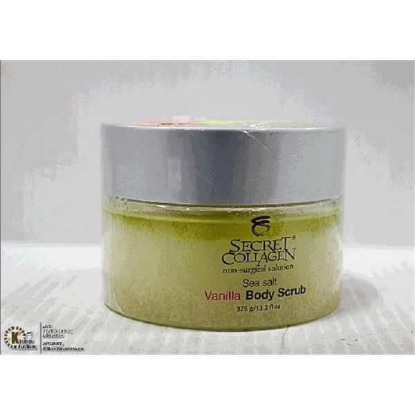 SECRET COLLAGEN SEA SALT VANILLA BODY SCRUB
