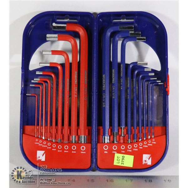 WORKPRO ALLAN KEY SET IN CASE