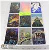 Image 1 : 9 X MARVEL BORIS FANTASY INSERT CARDS PRISM HOLO