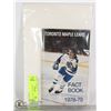 Image 1 : 1978 TORONTO MAPLE LEAFS FACT BOOK NHL