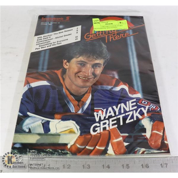 8 X 1985 GRETZKY COVER STORY SCOTIABANK MAGAZINES