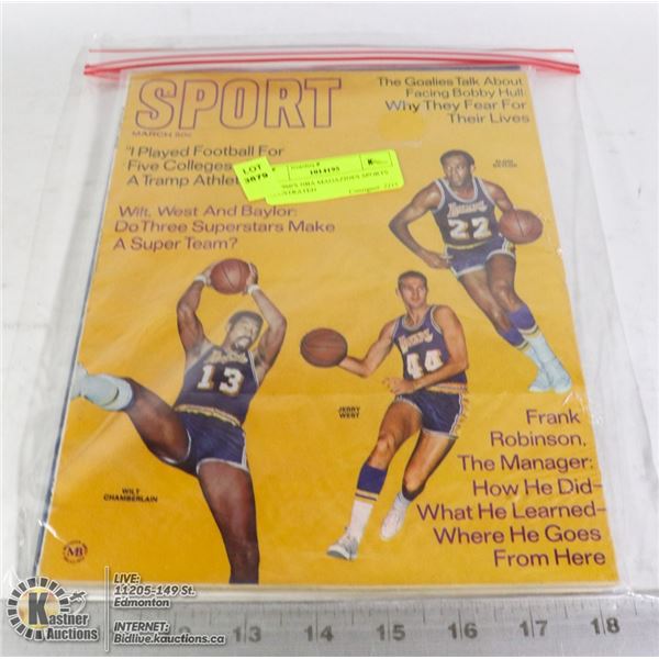 2 X 1960'S NBA MAGAZINES SPORTS ILLUSTRATED