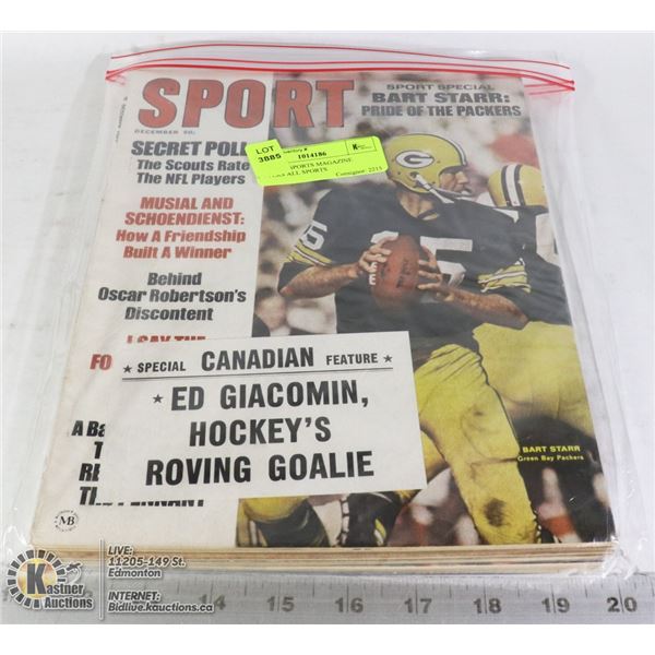 4 X 1960'S SPORTS MAGAZINE COVERS ALL SPORTS