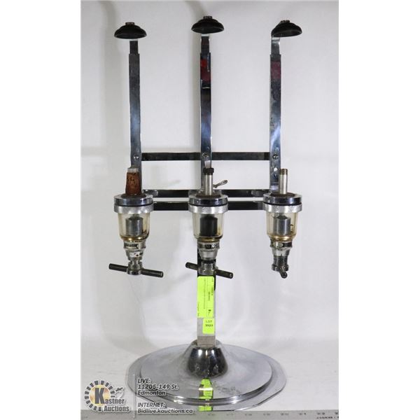 3 BOTTLE LIQUOR DISPENSER