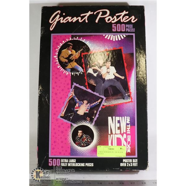LARGE NEW KIDS ON  THE BLOCK PUZZLE - USED