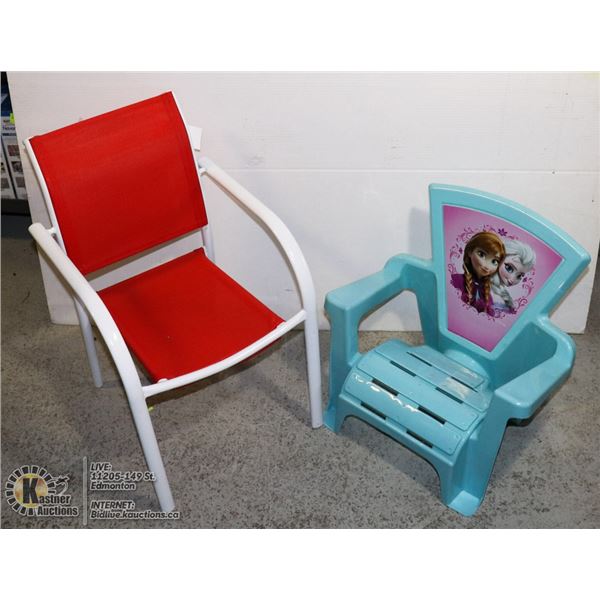 TWO KIDS CHAIRS